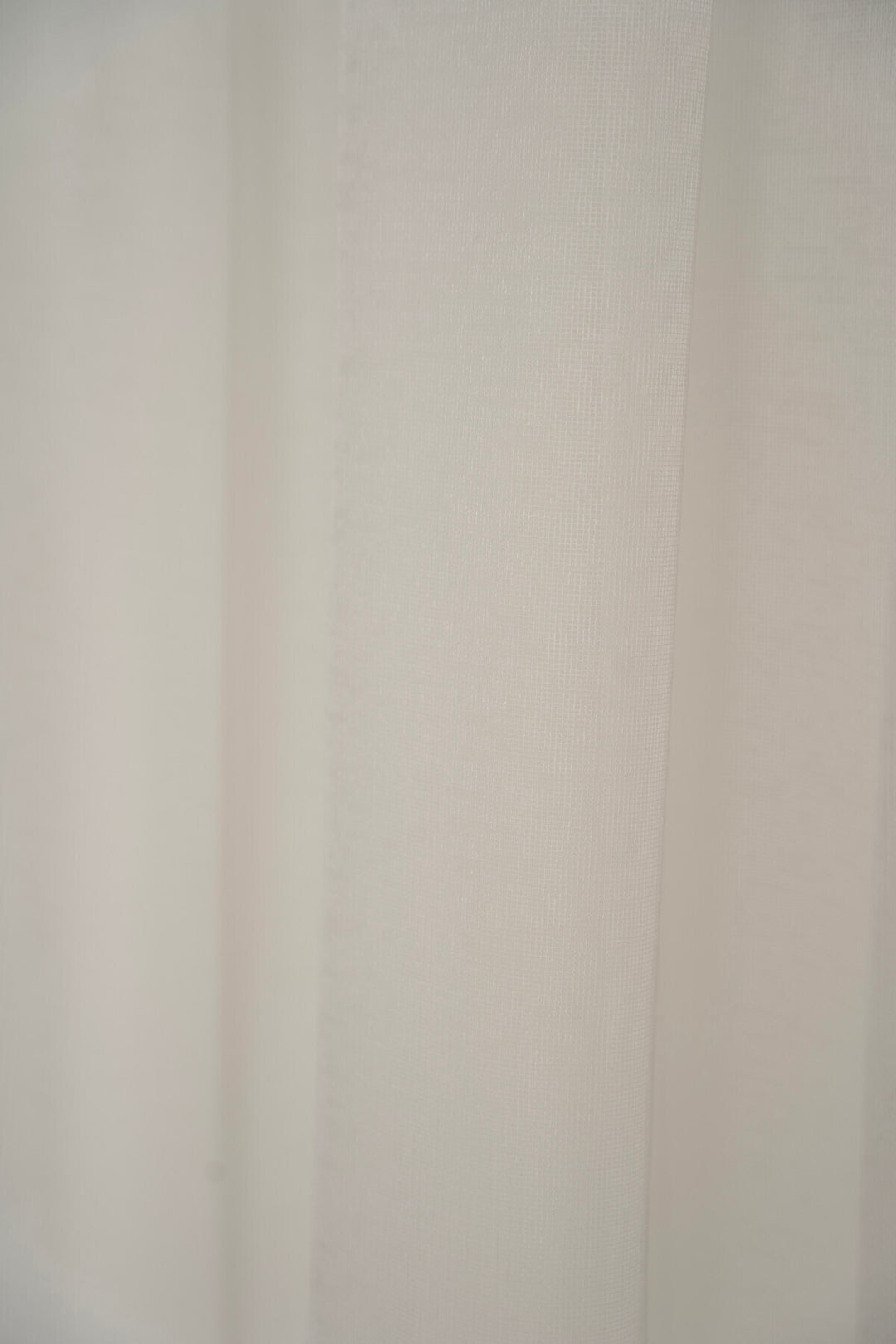 Zarif EKRU Natural Efektli KETEN Görünümlü Ütü İstemez Tül Perde 1/2,5 Normal Pileli DEMR — Ekru